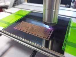 An Endurance 4 watt infrared diode-pumped solid-state (DPSS) laser metal marking head